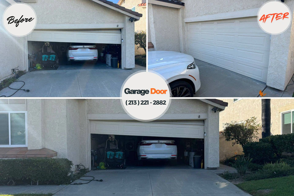 Before and after: garage door repair near me Van Buren